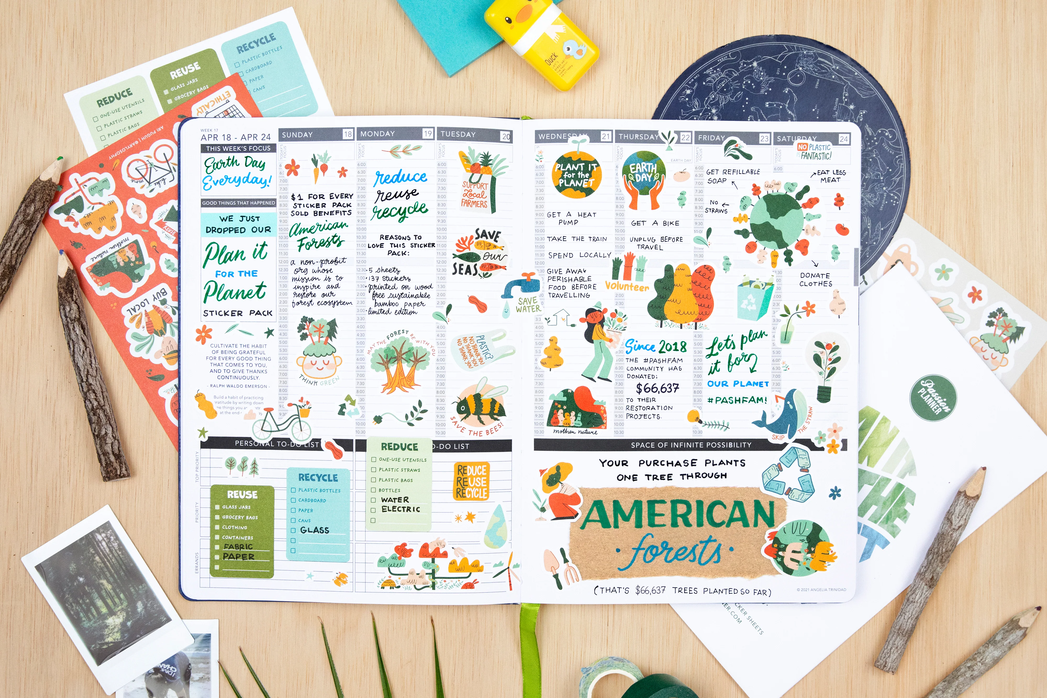 Plan It for the Planet Sticker Pack - Image 5